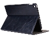 Synthetic Leather Case with Stand for iPad Mini 1/2/3 - Navy Leather Flip Case